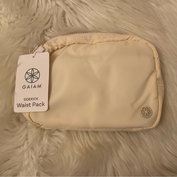 Gaiam Sidekick Waistpack - NWT - Cream - Picture 3 of 12